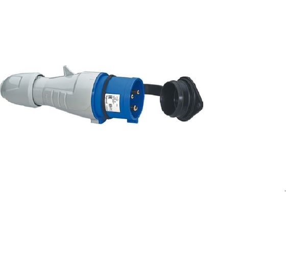 Прямая вилка Legrand P17 Tempra Pro - IP 44 - 200/250 В - 32 A - 2К+З 555234 1