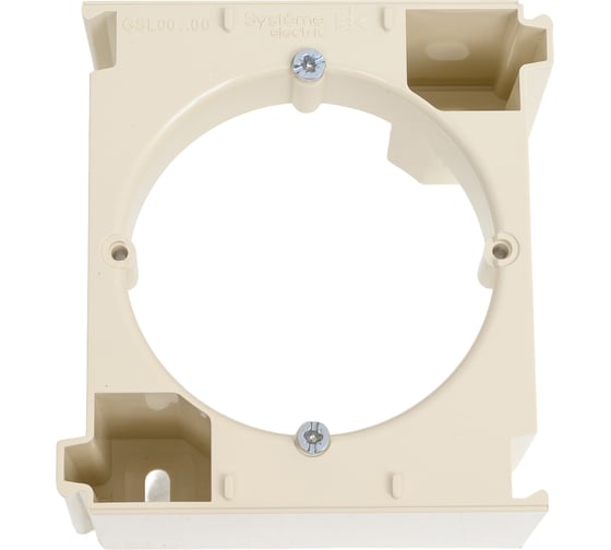 Расширение коробки Systeme Electric Glossa Беж наружного монтажа SE GSL000200C 1