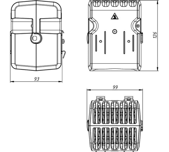 Нагреватель с вентилятором SILART 450 Вт 230 V AC SNV-845-000