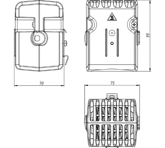 Нагреватель с вентилятором SILART 400 Вт 230 V AC SNV-640-000