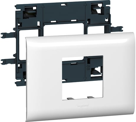 Суппорт Legrand Mosaic - для кабель-каналов DLP с шириной крышки 85 мм - 2 модуля 010992