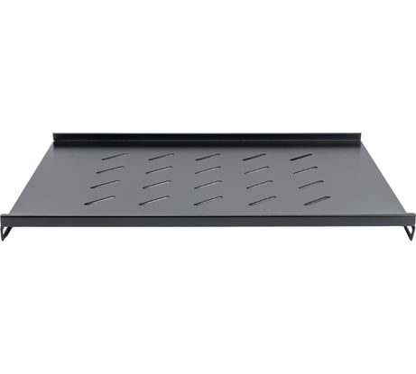 Перфорированная полка Cabeus глубиной 400 мм для шкафов глубиной 600 мм, SH-J018-FC-600m-BK
