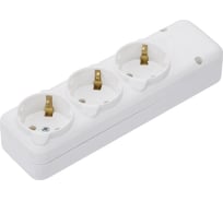 Колодка NE-AD 3 гнезда, с заземлением, 16А, 250В, 1/35/140, 3014-K