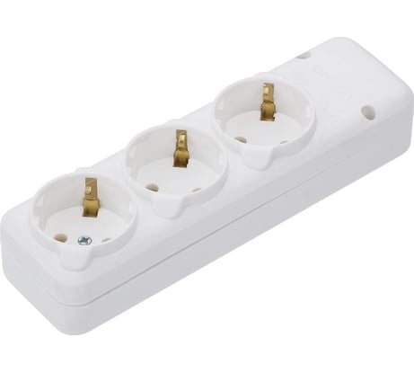 Колодка NE-AD 3 гнезда, с заземлением, 16А, 250В, 1/35/140, 3014-K