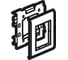 Суппорт Legrand Mosaic - 2 модуля - для кабель-каналов Metra 160x50 638086 2
