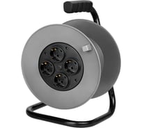 Катушка пластиковая для подключения провода TDM ELECTRIC 4 розетки c заземлением SQ1306-0015