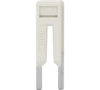 Перемычка WAGO Непрерывная перемычка; двухполюсная; изолированная; светло-серая WAGO.2002-400