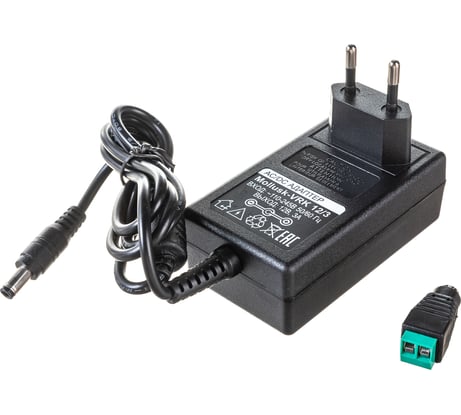 Источник питания Моллюск Mollusk-VRK 12/3 12В, 3А, сетевой диапазон 110-245В встроенная вилка 8832