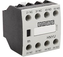 Дополнительный блок контактов Emas (2НО+2НЗ) для контакторов серии HN 9-65A HNYU22