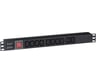 Блок розеток ExeGate ServerPro PDU-19H001 Al-10C13-C14-SW 19 1U Алюминий 10 IEC 320 C13 С14280859