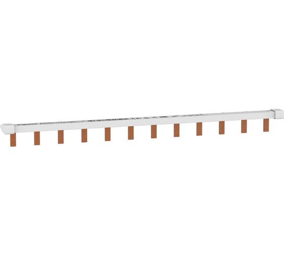 Гребенчатая шинка Systeme Electric 1П L1 12модулейшаг 18мм 63А разрезаемая EZ9XPH112 1