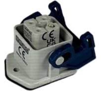 Кожух Emas с гнездом (монтаж на перегородке) пластиковый, 4 полюса, 10A, нижний ввод, IP65 EBP04PM41