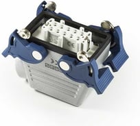 Кожух Emas с гнездом металлический, 10 полюсов, 16A, боковой ввод (PG 16), IP65 EBM10PU14