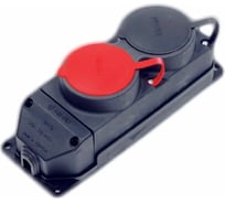 Штепсельная колодка NE-AD с крышкой, 3*25А+1*16А, каучук, 4008