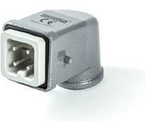 Кожух Emas со штепселем металлический, 4 полюса, 10A, боковой ввод (PG 11), IP65 EBM04FU10