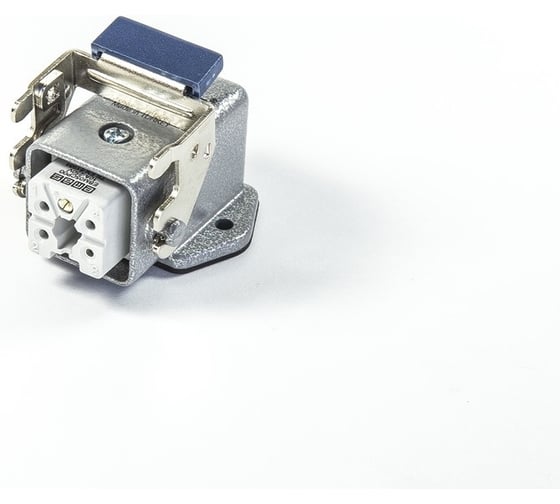 Угловой кожух с гнезом Emas металлический, 5 полюсов, 10A, нижний + боковой ввод (PG 11), фиксаторы металл, IP65 EBM05PE56 1