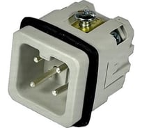 Штепсель Emas для разъёма 4 полюса, 10A EB004CF00