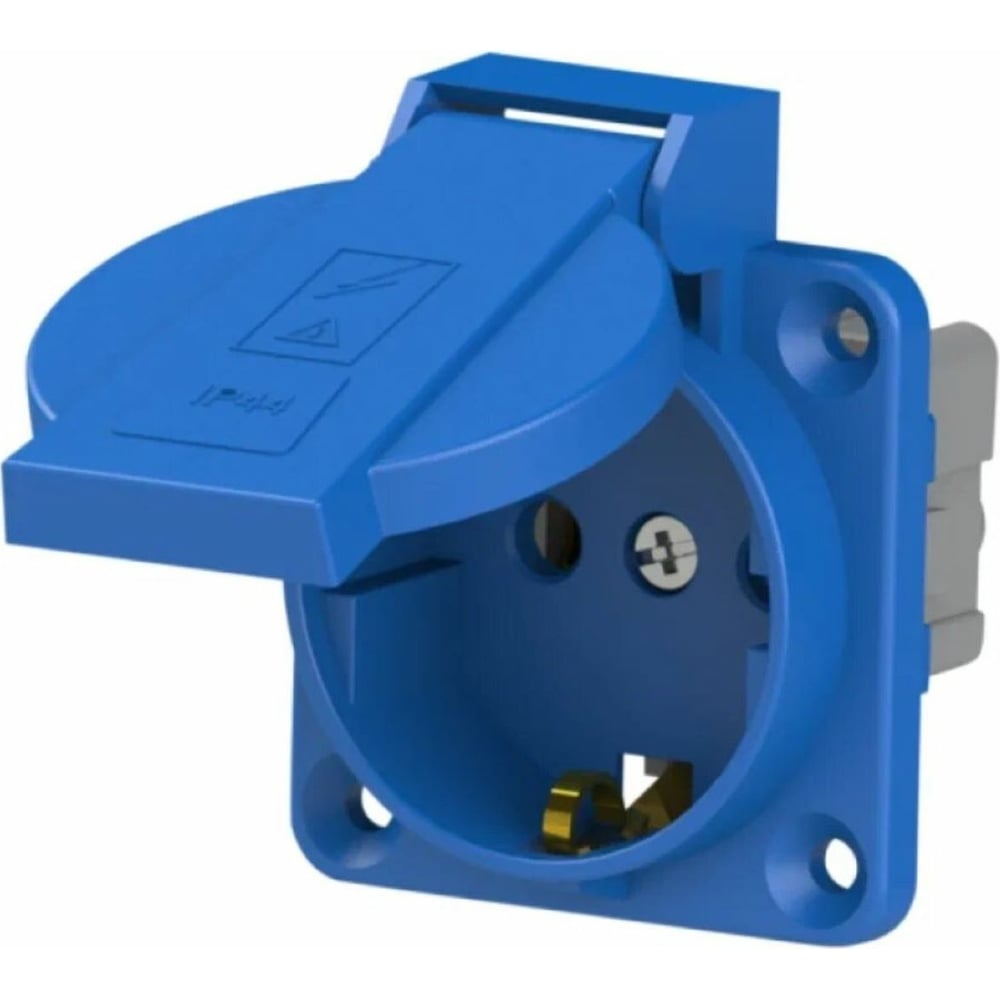 Розетка NE-AD щитовая внешняя с крышкой 1*16 A, IP 44,1/35/350, 2001 ...