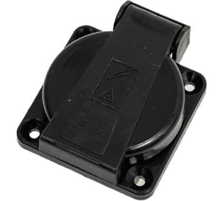 Щитовая внешняя розетка NE-AD 1х16 A с крышкой IP 44 2001-S