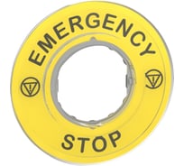 Маркировка Systeme Electric 3D Emergency Stop SE ZBY9320