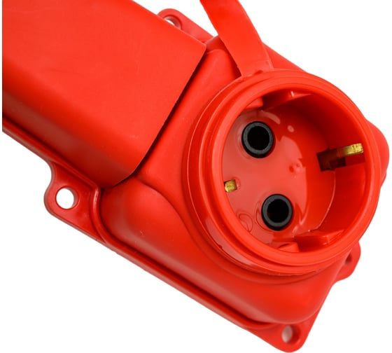 Штепсельная колодка Volsten Sb1-M1Z Red IP54 красная с заземлением модель РП 16-131 14437