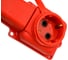 Штепсельная колодка Volsten Sb1-M1Z Red IP54 красная с заземлением модель РП 16-131 14437 4