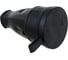 Каучуковая разборная розетка Volsten Sb1-MZ Black, IP44, Черная, 1 гнездо, с заземлением РА16-005 14432 4