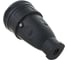 Каучуковая разборная розетка Volsten Sb1-MZ Black, IP44, Черная, 1 гнездо, с заземлением РА16-005 14432 5
