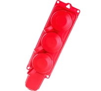 Штепсельная колодка Volsten Sb1-M3Z Red IP54 3 мест красная с заземлением модель РП 16-334 14439