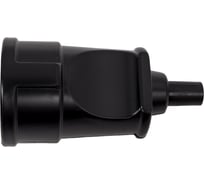 Разборная черная розетка Volsten Sb1-MZ11 16А 1 гнездо с заземлением модель РА16-002 14447