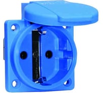 Встраиваемая розетка Bals Schuko 16A, 3p, 250V, IP54, синяя 71094-b