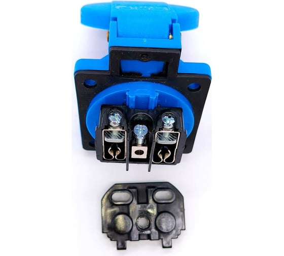 Встраиваемая розетка Bals Schuko 16A, 3p, 250V, IP54, синяя 71094-b