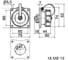 Розетка встраиваемая Bals Schuko 16A, 3р, 230V, IP68, 1 шт. -b 7112 2