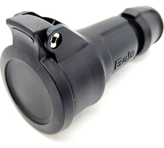 Кабельная розетка Schuko Bals 16A, 3p 250V, IP54, черный MULTI-GRIP 1 шт. 7488-b