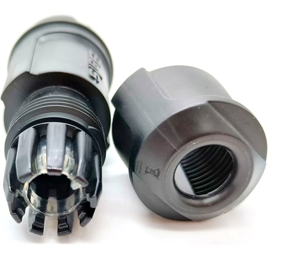 Вилка Bals Schuko 16A 3p 250V IP44 черный MULTI-GRIP 1 шт. 7372-b
