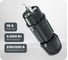 Вилка Bals Schuko 16A 3p 250V IP44 черный MULTI-GRIP 1 шт. 7372-b 1