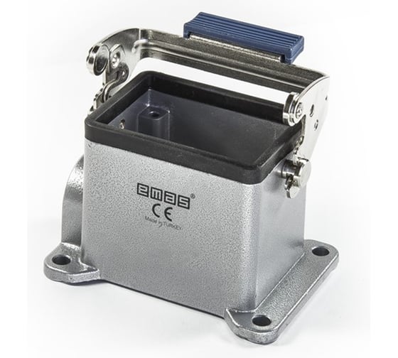 Кожух Emas металлический, боковой ввод (PG 16), фиксаторы металл, IP65 EBM06GD16 1