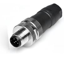 Соединитель клеммный VELLEDQ M12-M05T-PG9 Вилка, Прямой с клеммником, Пластик 5-PIN IP65 125 AC/DC 08-00052471