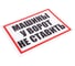 Табличка Контур Лайн Машины у ворот не ставить 400х300 12FC0183 3