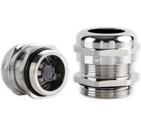 Втулка кабельная WEYER HSM-EMV.SC-M25 никелированная латунь, кабельный ввод EMC, наружная M25х1.5 WE6729000