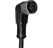 Кабель с разъёмом Prompower 10 метров. Разъём M12 угловой. 4-pin KJT-J12A4-10M-TA KJTJ12A410MTA