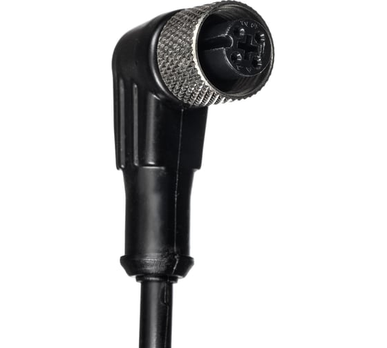 Кабель с разъёмом Prompower 10 метров. Разъём M12 угловой. 4-pin KJT-J12A4-10M-TA KJTJ12A410MTA 1