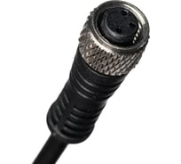 Кабель с разъёмом Prompower 2 метра. Разъём M8 прямой. 3-pin KJT-J8S3-TA KJTJ8S3TA