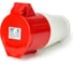 Розетка HLT 215 переносная 3Р+РЕ+N 16А 380В IP44 (10шт./уп.) 083-03-23 1