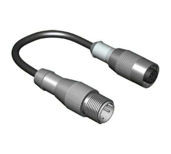 Соединитель кабельный ТЕКО CC S19-3/S4-10 Вилка / Розетка, Прямой с кабелем, IP68, Разъем М12 10 м, 150 AC/DC NO/NC 08-00051124 1