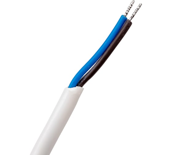 Сетевой шнур с вилкой ЭРА UX-2x0,75-5m-W 5м ПВС 2x0,75мм2 белый Б0048686