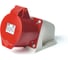 Розетка стационарная HLT 125 3Р+РЕ+N, 32А, 380В, IP44, 10шт./уп. 083-03-16 1