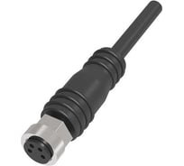 Соединитель кабельный ТЕКО CS S48L-3-10 розетка, прямой с кабелем, пластик 4-PIN IP67, кабель 10 м, 60 AC/DC NO/NC 08-00020718