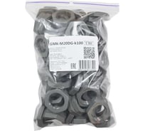 Контргайка Weyer GMK-M20DG-k100 крепеж для гофрированных труб, цвет темно-серый, внутренняя M20х1.5, комплект-100 шт. WE4601100-100