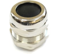 Кабельный ввод ГОФРОМАТИК М 37х1,5 латунный УТ1,5 IP66/IP67/IP68 (d кабеля 18-25 мм) (4 шт в упаковке) zeta30101